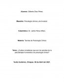 Cuáles consideras que son los aportes de la psicoterapia humanista a la psicología clínica?