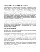 INTEGRACION DE SISTEMAS DE GESTION