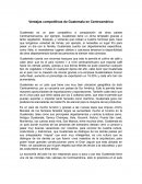 Ventajas competitivas de Guatemala en Centroamérica