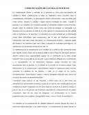 COMUNICACIÓN DE LAS MALAS NOTICIAS