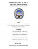 Procedimiento de auditoria: concepto, alcalces y casuistica