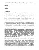 Revisión sistemática sobre la sedimentación de aguas residuales y sus efectos en la fauna de los manglares del Ecuador
