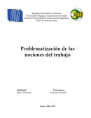 Problematización de las nociones del trabajo