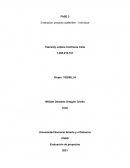 Evaluación proyecto sostenible – Individual