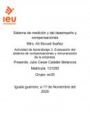 Evaluación del sistema de compensaciones y remuneración de la empresa