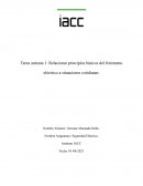 Relacionar principios básicos del fenómeno eléctrico a situaciones cotidianas