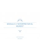 Actividad integradora 2, modulo 3, Interpretar el mundo. PLSep