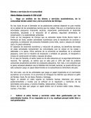 Bienes y servicios de mi comunidad