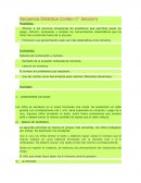 Secuencia de matematica, conteo nivel inicial