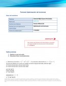 Optimización de funciones