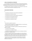 Caso aplicacion de los tributos