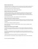 Trabajo de estadistica. Método de depreciación lineal