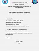 EL APRENDIZAJE Y LOS PROCESOS COGNITIVOS