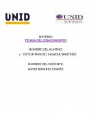 TEORIA DEL CONOCIMIENTO