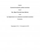 Las migraciones en un contexto de crecimiento económico