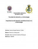 Importancia del derecho constitucional en la criminología