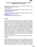 Evaluación por Postura Forzada para los Operadores de las MIPyMES del Sector Confección