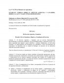 Normas agricultura Chile