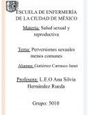 Trabajo escrito de perverciones sexuales