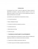 Auditoria mantenimiento
