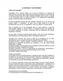 LA SOCIEDAD Y SUS ORIGENES