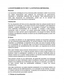 LA INCERTIDUMBRE DE FUTURO Y LA ESTRATEGIA EMPRESARIAL