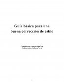 Guía básica para la corrección de estilo