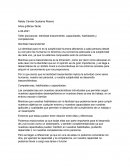 Taller psicosocial. Identidad trascendente, capacidades, habilidades y competencias