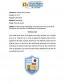 Marketing Tema: Plan de acción