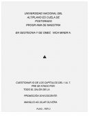 PROGRAMA DE MAESTRIA EN GEOTECNIA Y GEOMECANICA MINERA
