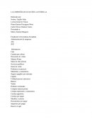 COSTOS. LA COMPAÑÍA DE GUANTES LA ESTRELLA