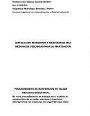 JJR SEGURIDAD SPA, PROCEDIMIENTO DE LIMPIEZA