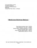 Mediciones eléctricas básicas