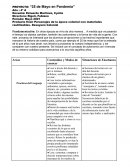 PROYECTO: “25 de Mayo en Pandemia”