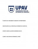 FILOSOFIA DEL PENSAMIENTO HUMANISTA CONTEMPORANEO