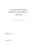 ESTADOS FINANCIEROS EMPRESAS AQUACHILE S.A