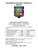 QUÍMICA ANALÍTICA – LABORATORIO
