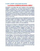 La política curricular en el Perú