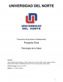 Prevención del suicidio en adolescentes