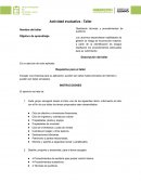 Actividad evaluativa - Taller: Diseñando técnicas y procedimientos de auditoría