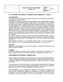 PROTOCOLO DE LIMPIEZA Y DESINFECCIÓN DE AMBIENTES - COVID-19