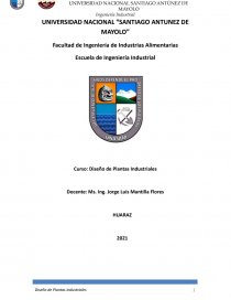 Lineamientos para un Proyecto de Dist. de planta. Página 1