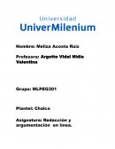 Redacción y argumentación en línea