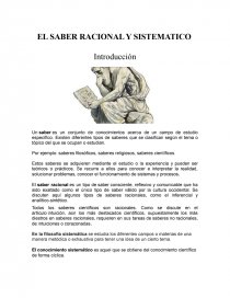 CARACTERÍSTICA DEL SABERES FILOSOFICOS. Página 1