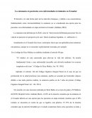 La eutanasia en pacientes con enfermedades terminales en Ecuador