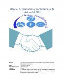 Manual de protocolo y recibimiento de visitas del ISRI