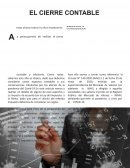 El cierre contable