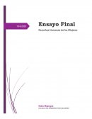 Ensayo 1 ¿Cual consideras es el más importante para promover el liderazgo y participación política de las mujeres?