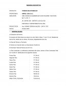 MEMORIA DESCRIPTIVA PROYECTO : VIVIENDA MULTIFAMILIAR