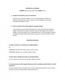 METODOS DE LA FILOSOFÍA. Página 1